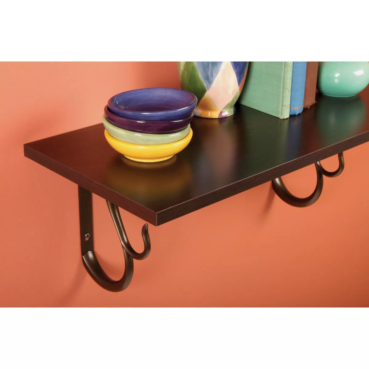 Knape & Vogt 8 In. x 48 In. Espresso All-Purpose Shelf - photo 2