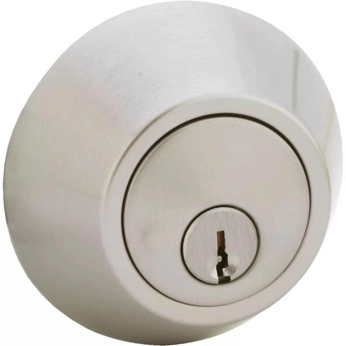Steel Pro Satin Chrome Single Cylinder Deadbolt