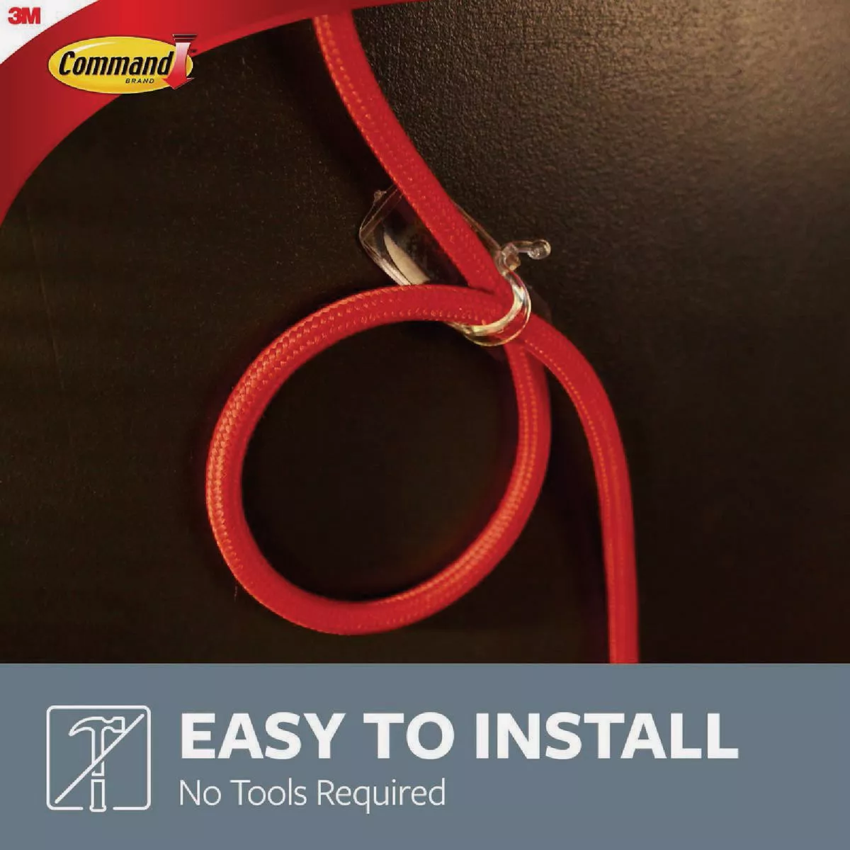 Command Clear Large Cord Clips, 2 Clips, 3 Strips - photo 7