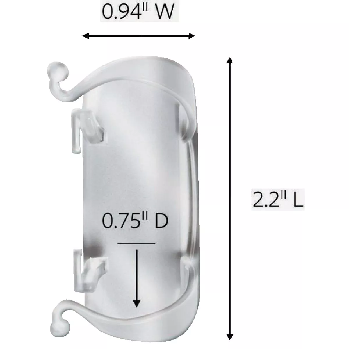 Command Clear Large Cord Clips, 2 Clips, 3 Strips - photo 3
