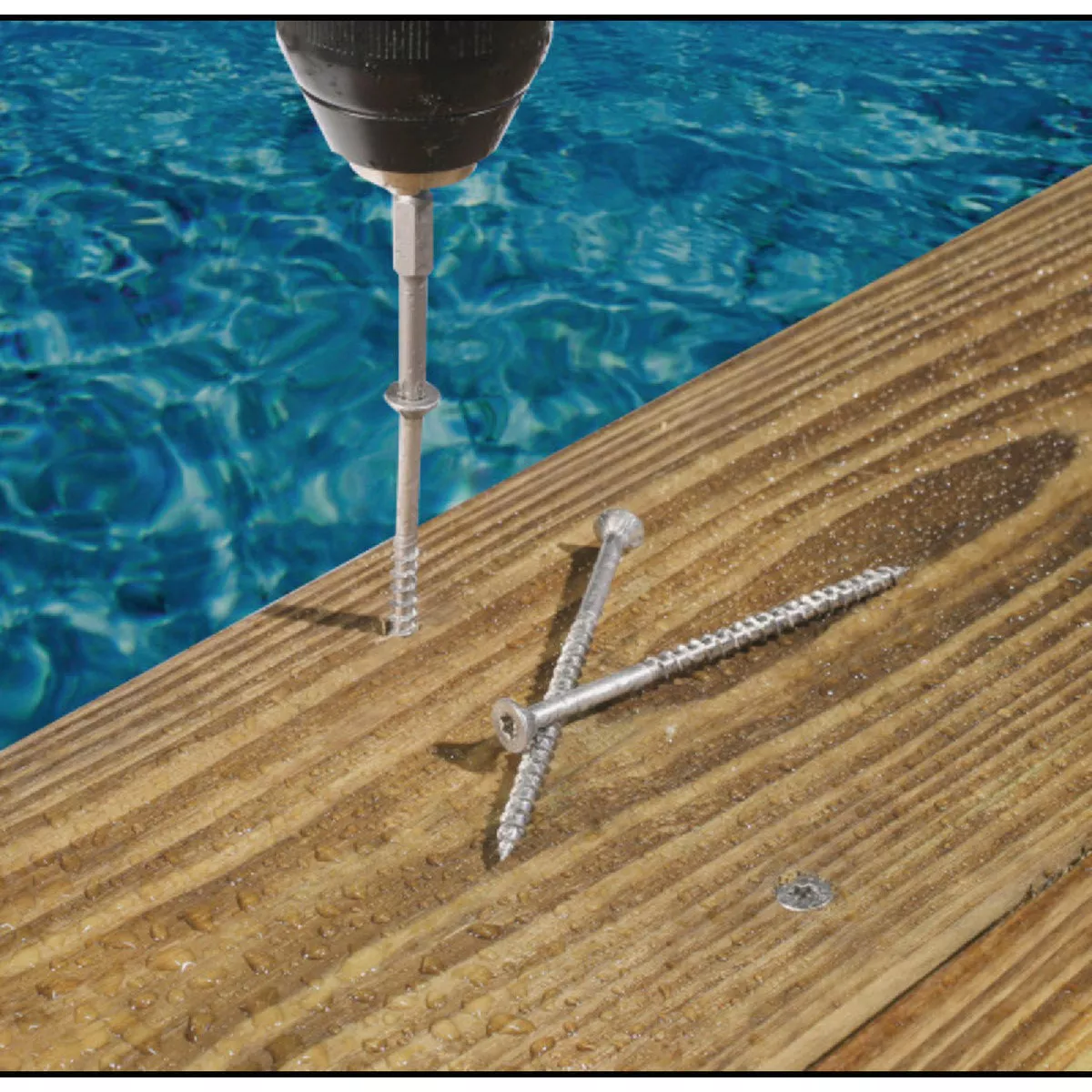 Simpson Strong-Tie Deck-Drive DWP #8 x 1-5/8 In. Stainless Steel Wood Screw (350 Ct.) - photo 4