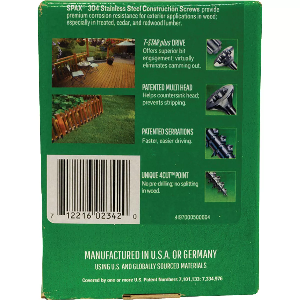 SPAX 10 x 2-1/2 In. Flat Head T-20+ 304 Stainless Steel (Exterior Rated) 1 Lb. (83-Count) - photo 4