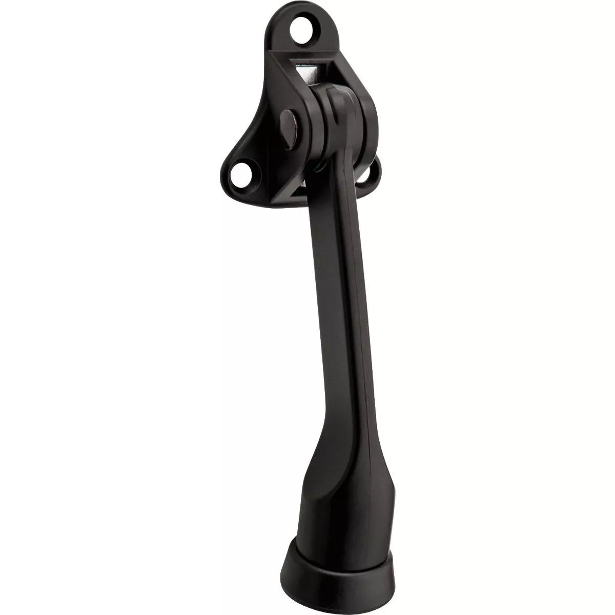 National Hardware 5 In. Matte Black Kickdown Door Stop
