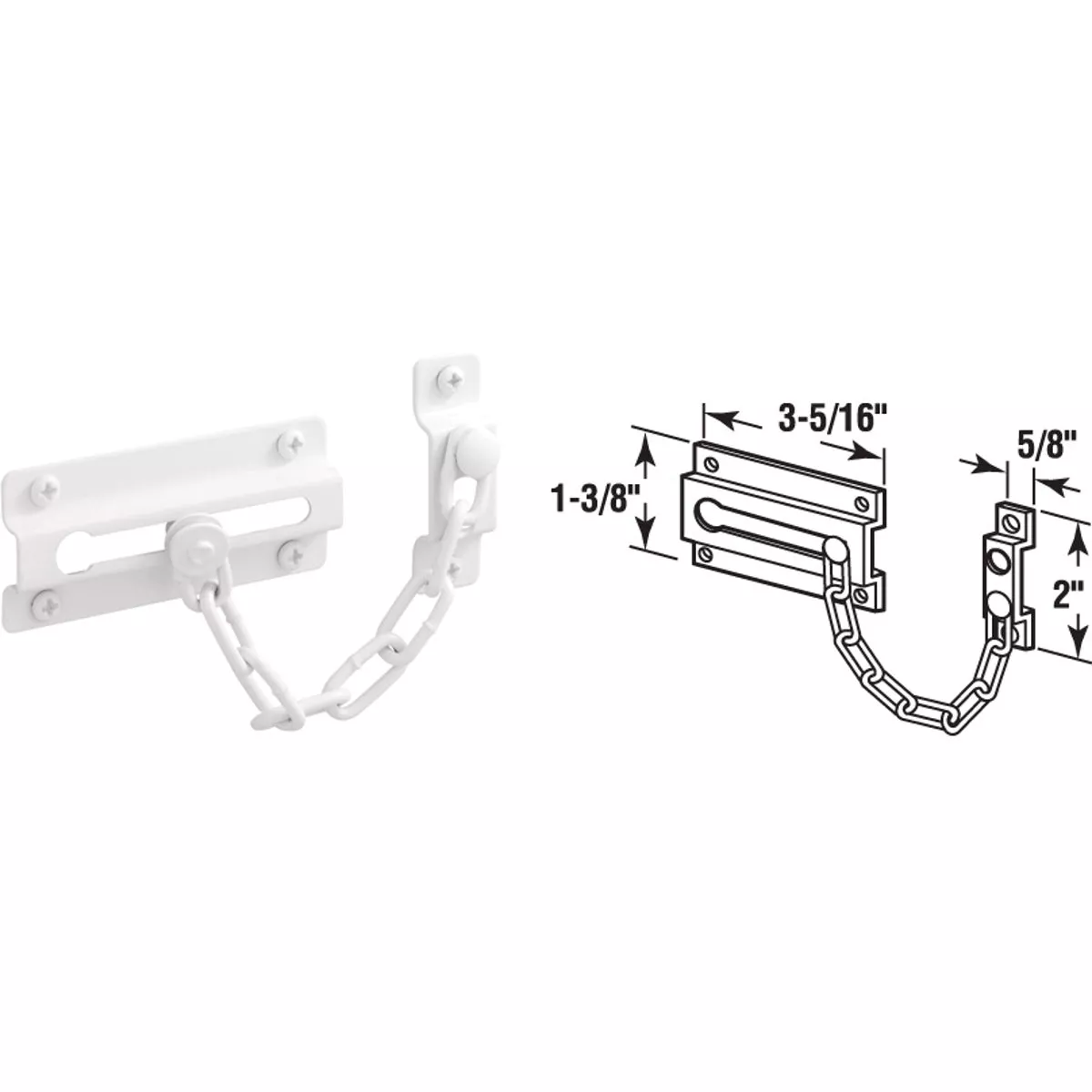 Defender Security White Chain Door Lock