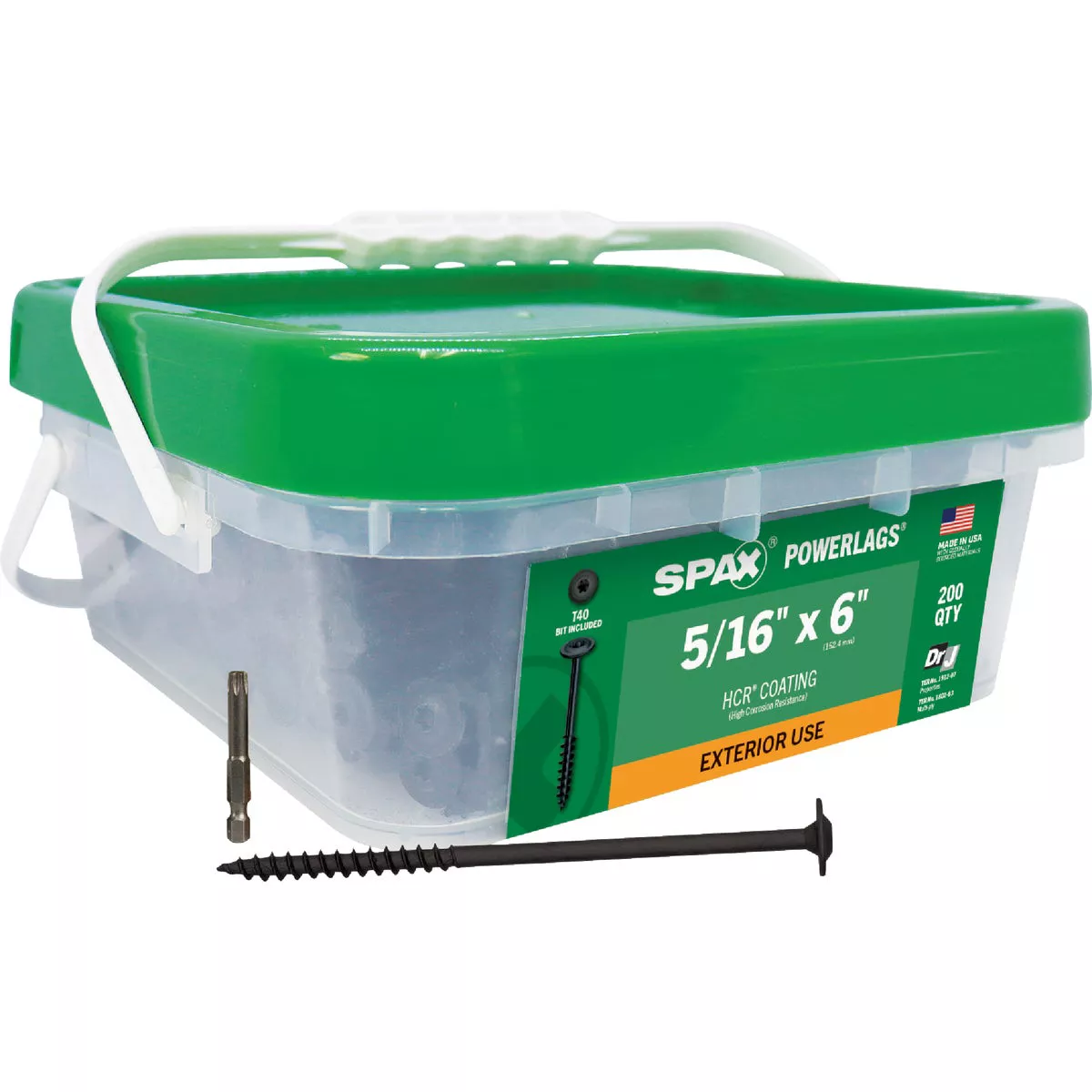 SPAX Powerlag 5/16 In. x 6 In. T40 Washer Head HCR (Exterior Rated) Lag Screw (150 Ct.) - photo 5