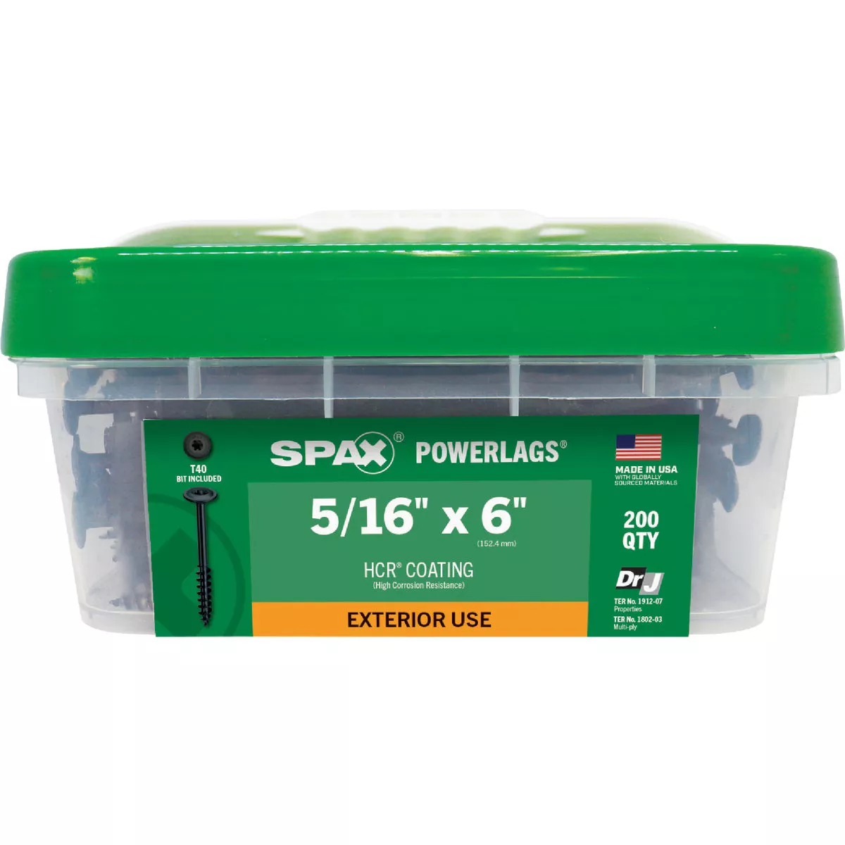 SPAX Powerlag 5/16 In. x 6 In. T40 Washer Head HCR (Exterior Rated) Lag Screw (150 Ct.) - photo 6