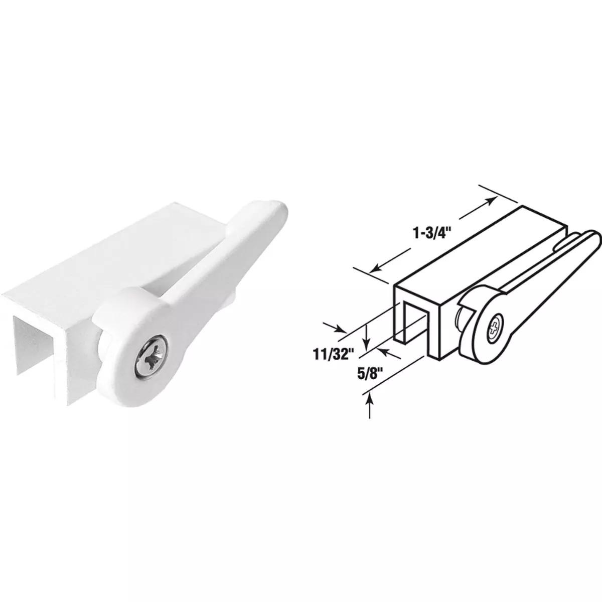 Defender Security White Lever Window Lock | Do it Best