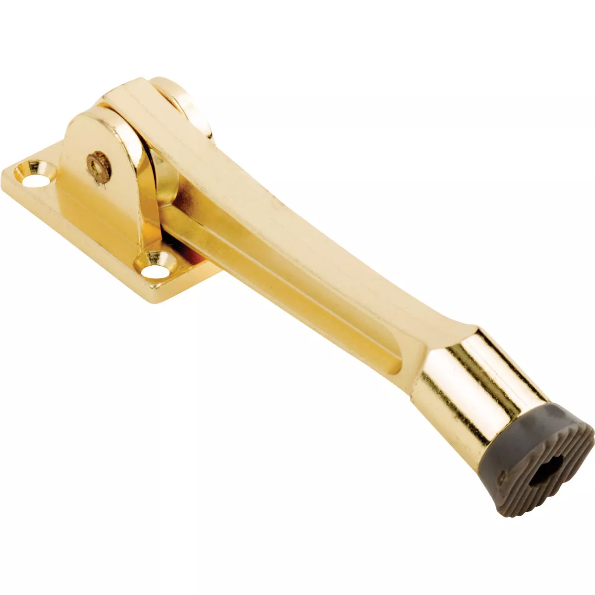 National Hardware Brass Kickdown Door Stop