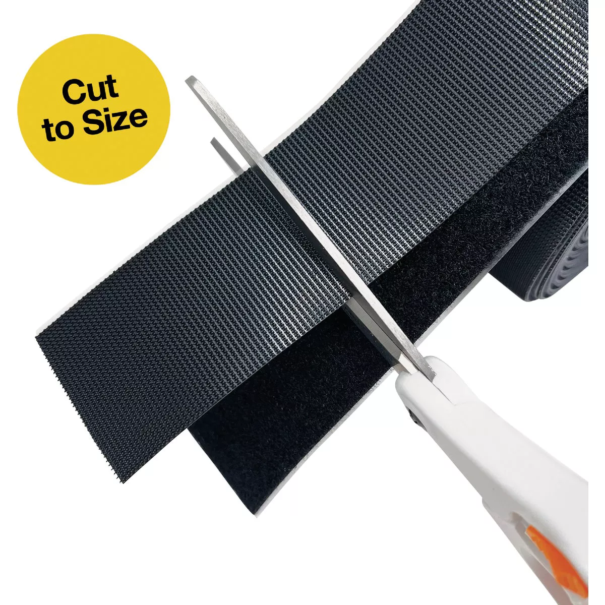 Wrap-It Storage Stick 'Em 2 In. x 4 Ft. Industrial Strength Black Hook & Loop Roll - photo 6