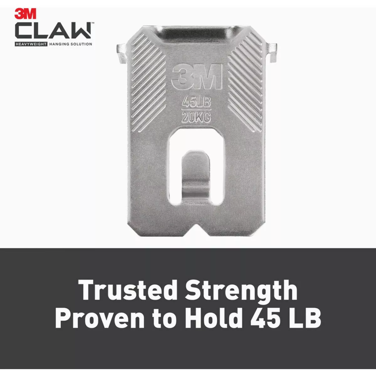 3M Claw Drywall Picture Hanger with Temporary Spot Marker, Holds 45 Lb., 3 Hangers, 3 Markers - photo 9