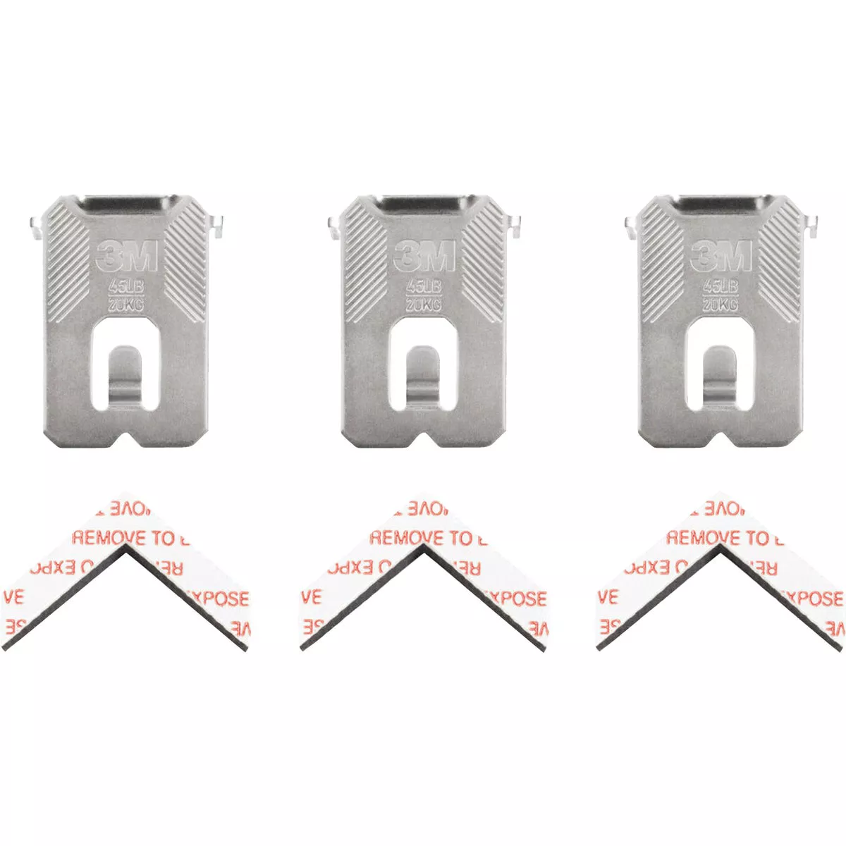 3M Claw Drywall Picture Hanger with Temporary Spot Marker, Holds 45 Lb., 3 Hangers, 3 Markers - photo 2