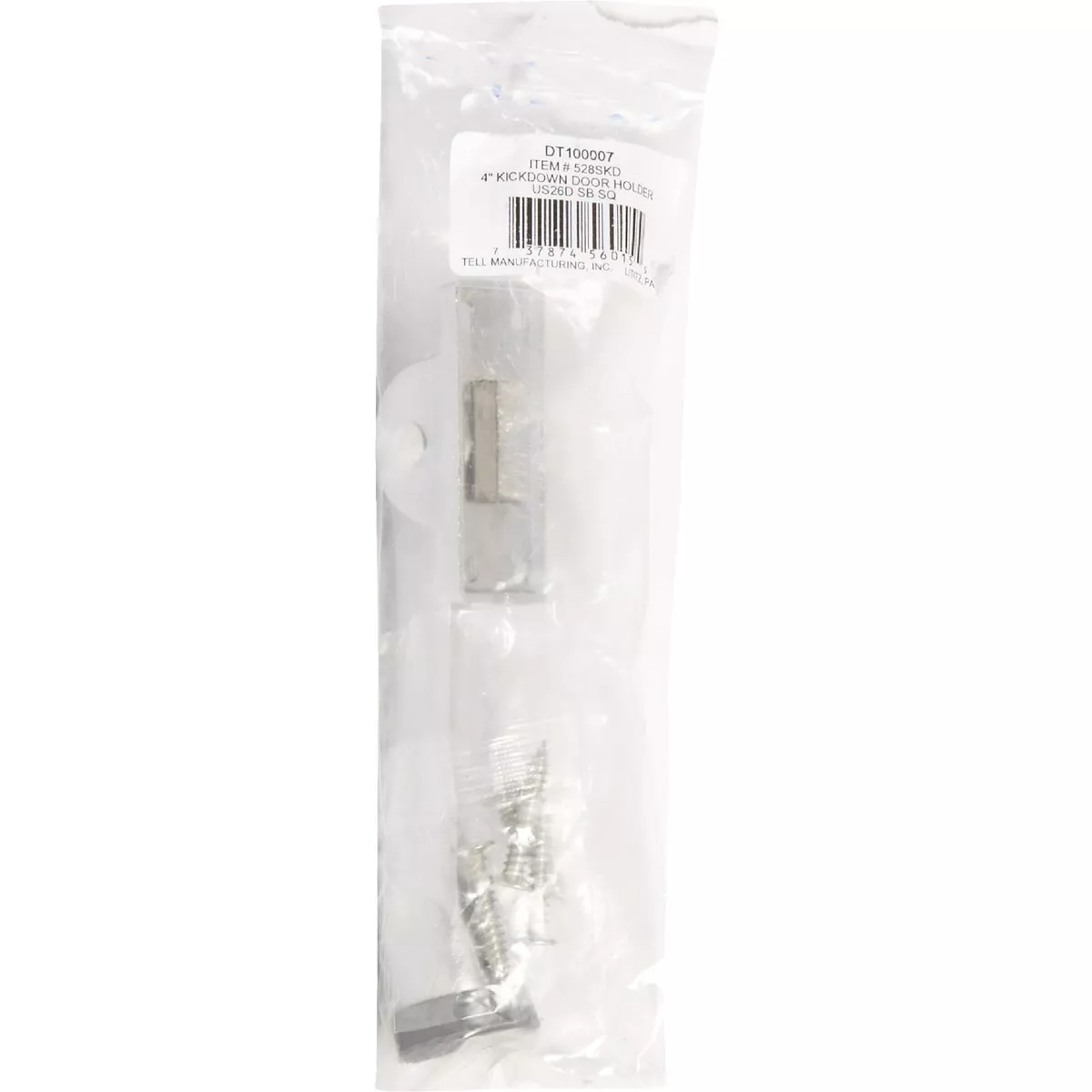 Tell 4-1/8 In. Brass Kickdown Door Holder