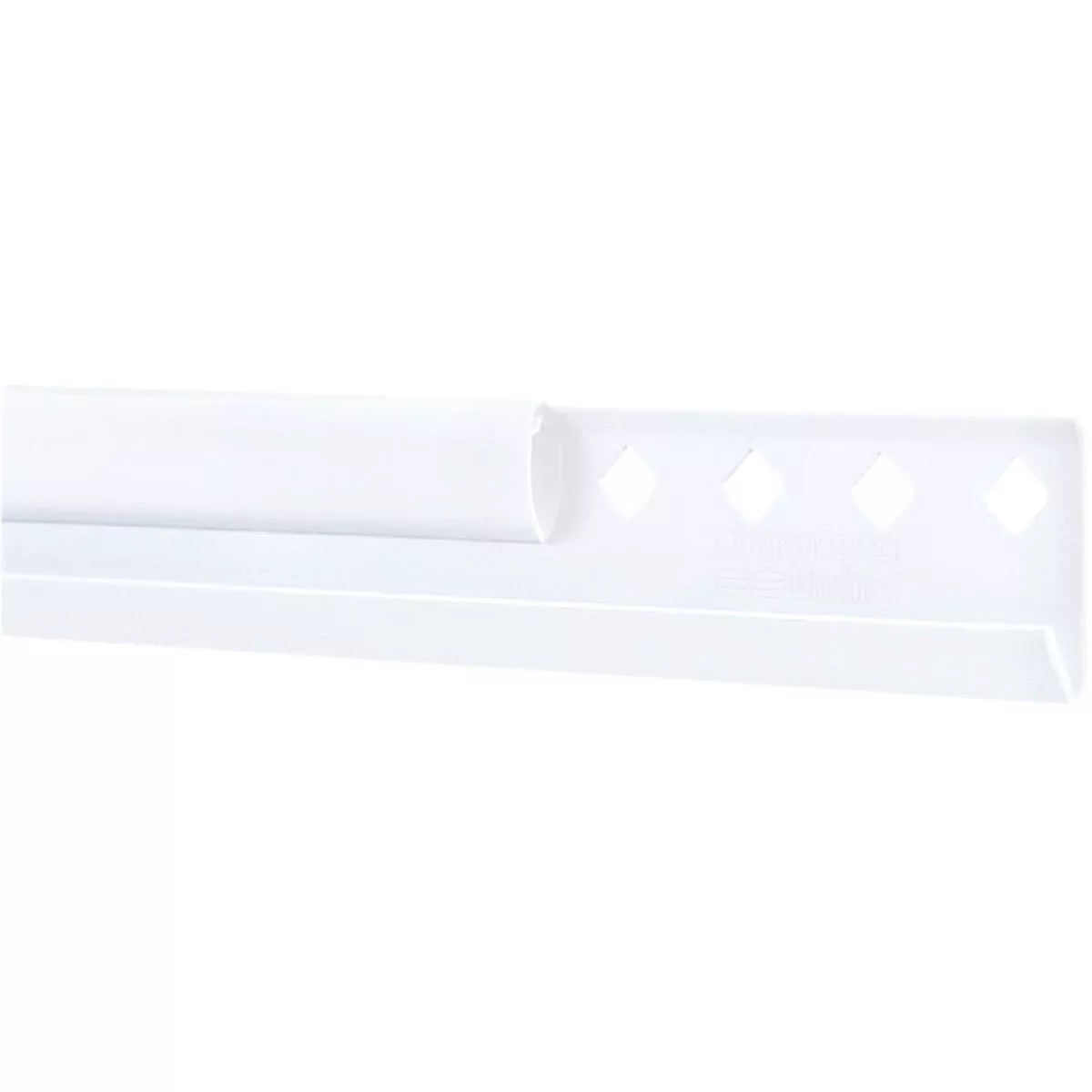FreedomRail 42 In. White Horizontal Hanging Rail with Cover