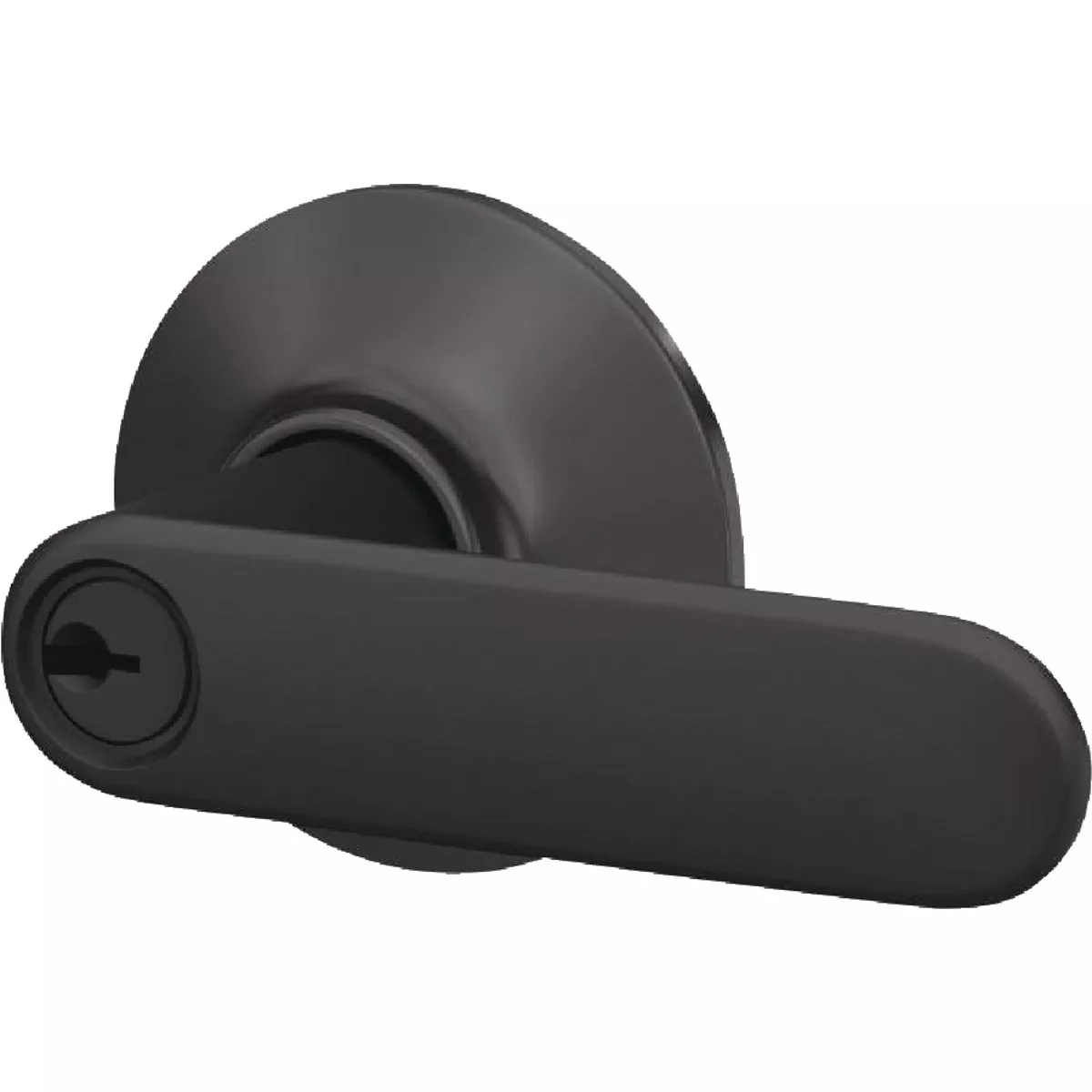 Schlage Davlin Lever Matte Black Keyed Entry Lock - photo 3