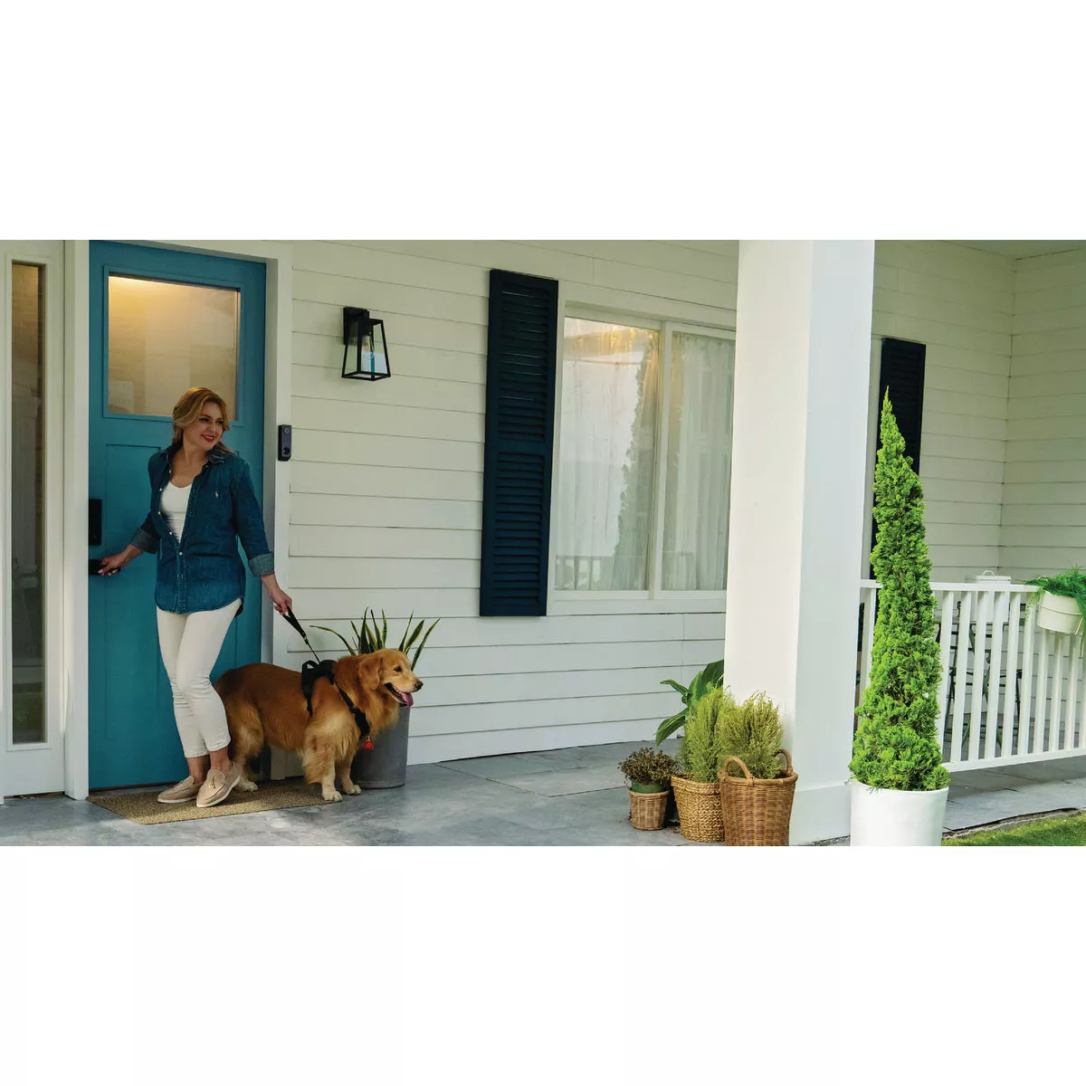 Philips Palm Reader Electronic Deadbolt with Door Chime, Satin Nickel - photo 3