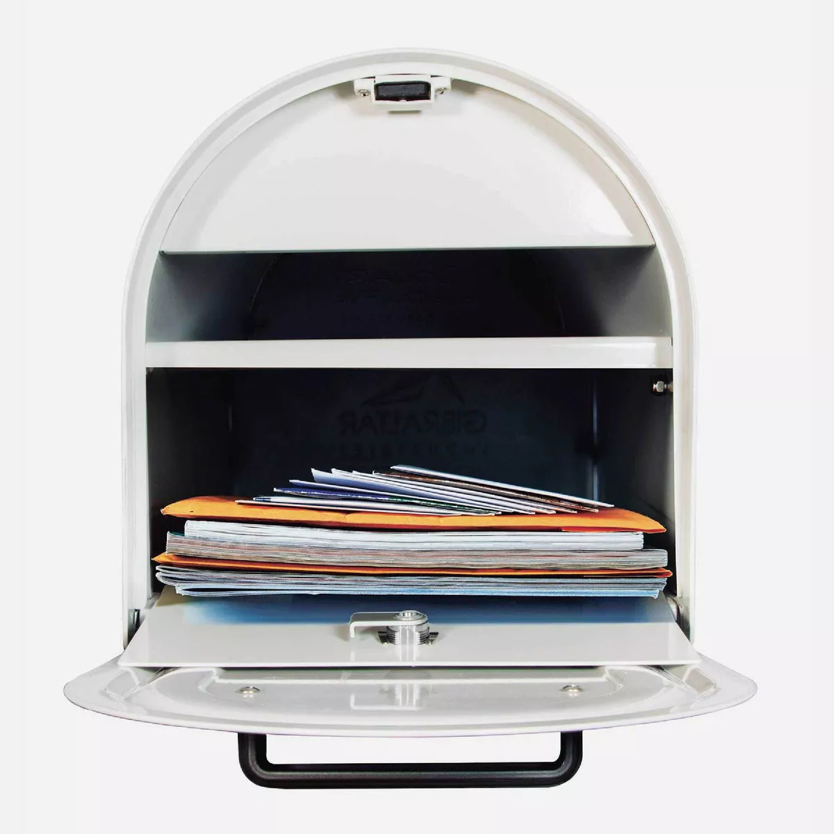 Gibraltar Reliant White Locking Post Mount Mailbox - photo 2