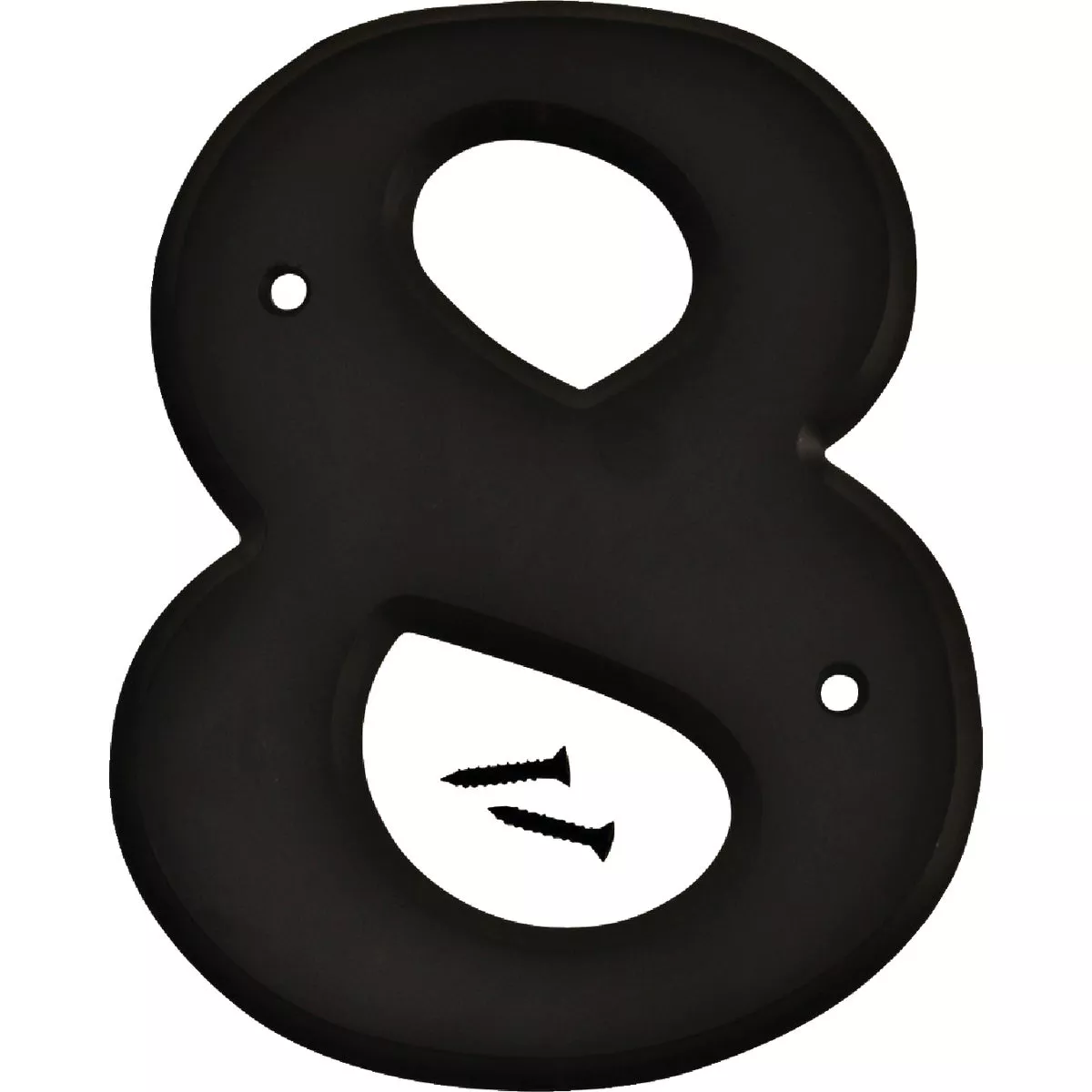 Hy-Ko 6 In. Black Gloss House Number Eight | True Value Hardware
