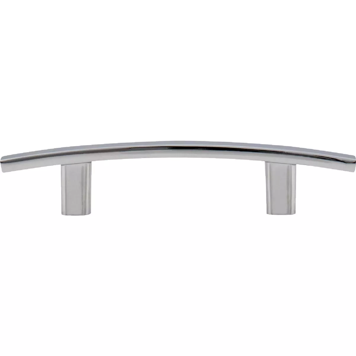 Elements Thatcher 6 In. Overall Length Polished Chrome Curved Cabinet Bar Pull - photo 2