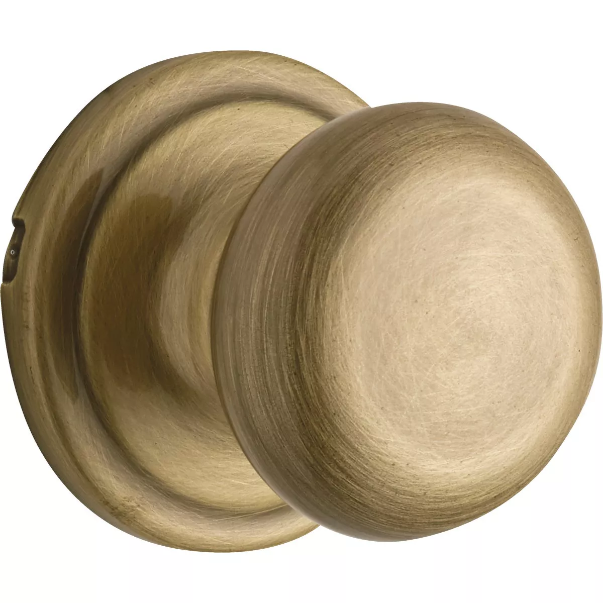 Kwikset Signature Series Antique Brass Hall & Closet Door Knob - photo 4