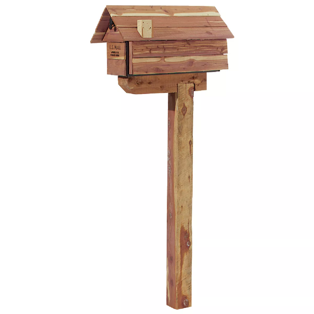 Gibraltar Red Cedar Drive-In Mailbox Post Kit - photo 2