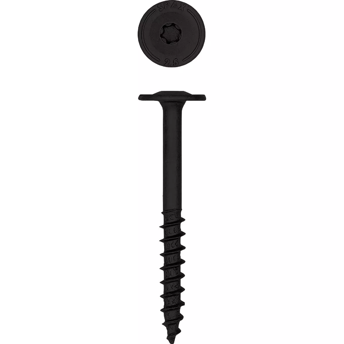 SPAX Powerlag 1/4 In. x 2-1/2 In. T30 Washer Head HCR (Exterior Rated) Lag Screw (12 Ct.)