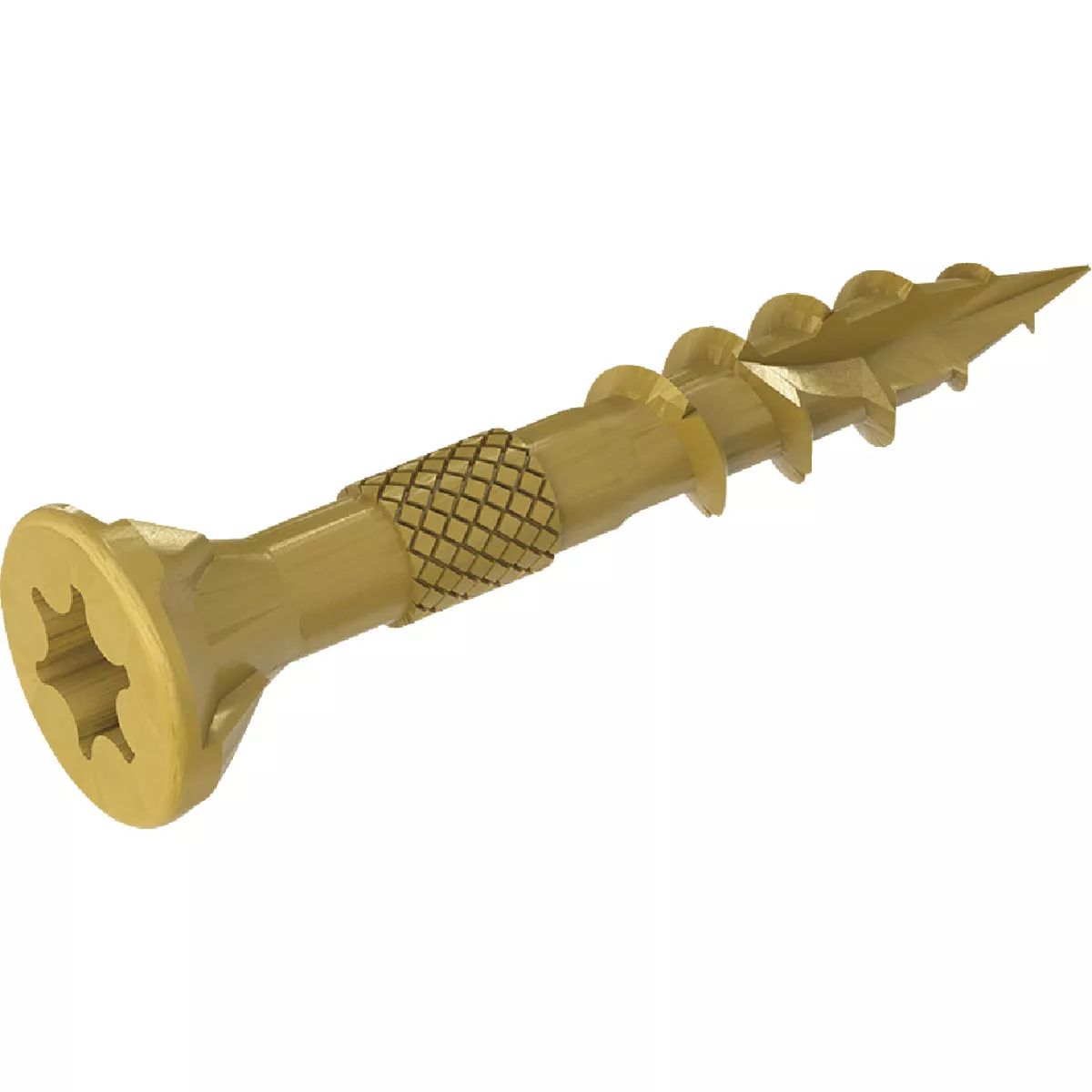 Grip-Rite DeckForce PrimeGuard Nano #8 x 1-1/4 In. Star Drive Gold Screw (5 Lb.) - photo 2
