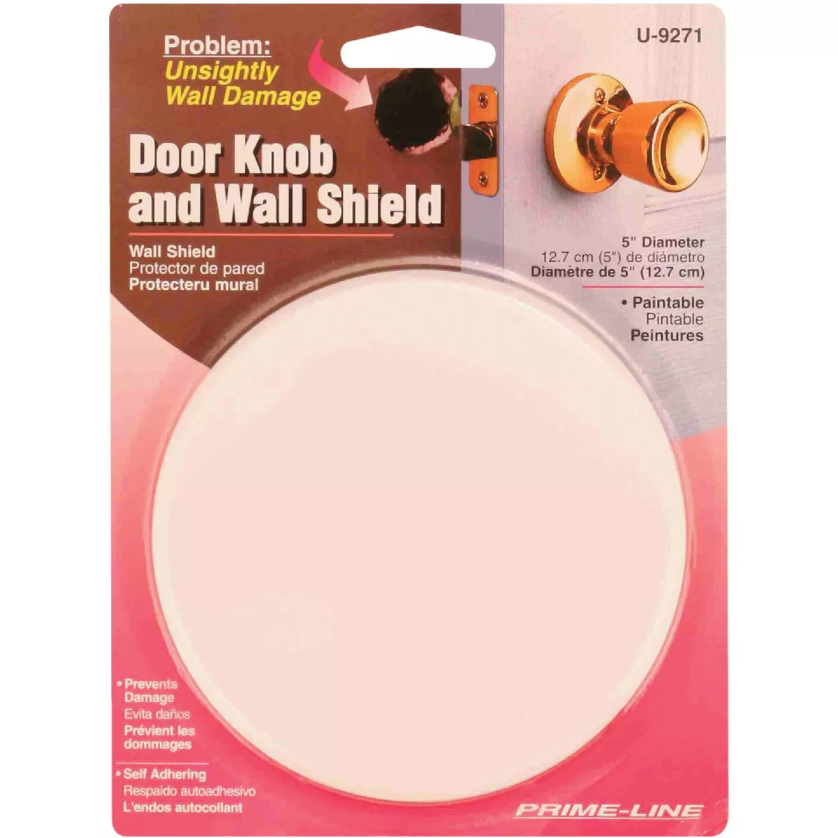 Prime-Line 5 In. Wall Door Stop Patch-N-Guard - photo 2