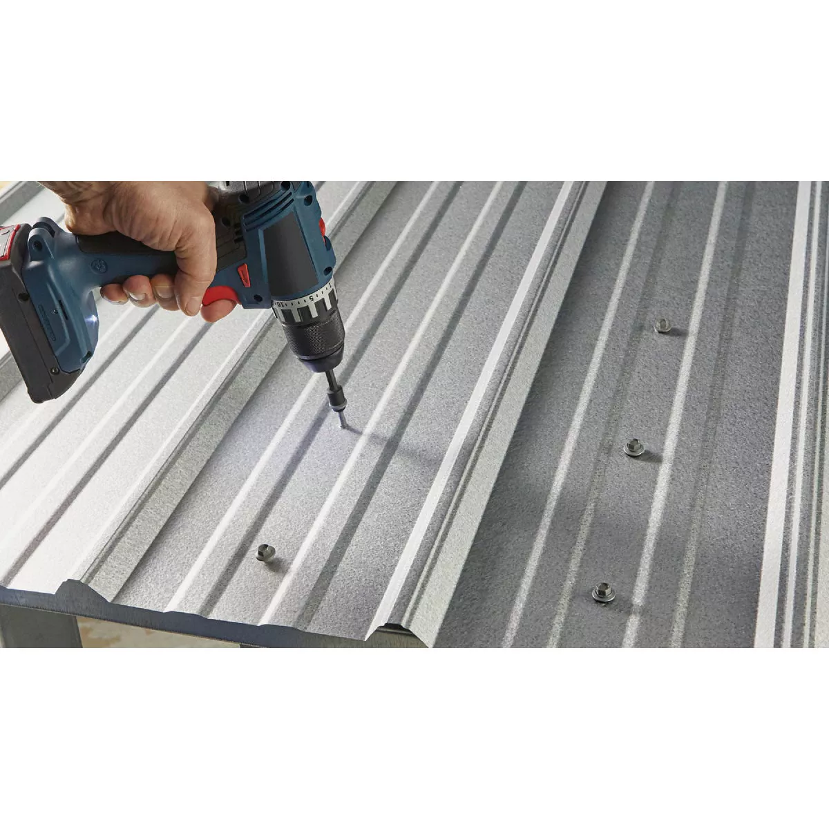 Teks Elite #12 x 1 In. Hex Washer Head Drill Point Metal to Wood Roofing Screw (80 Ct.) - photo 3