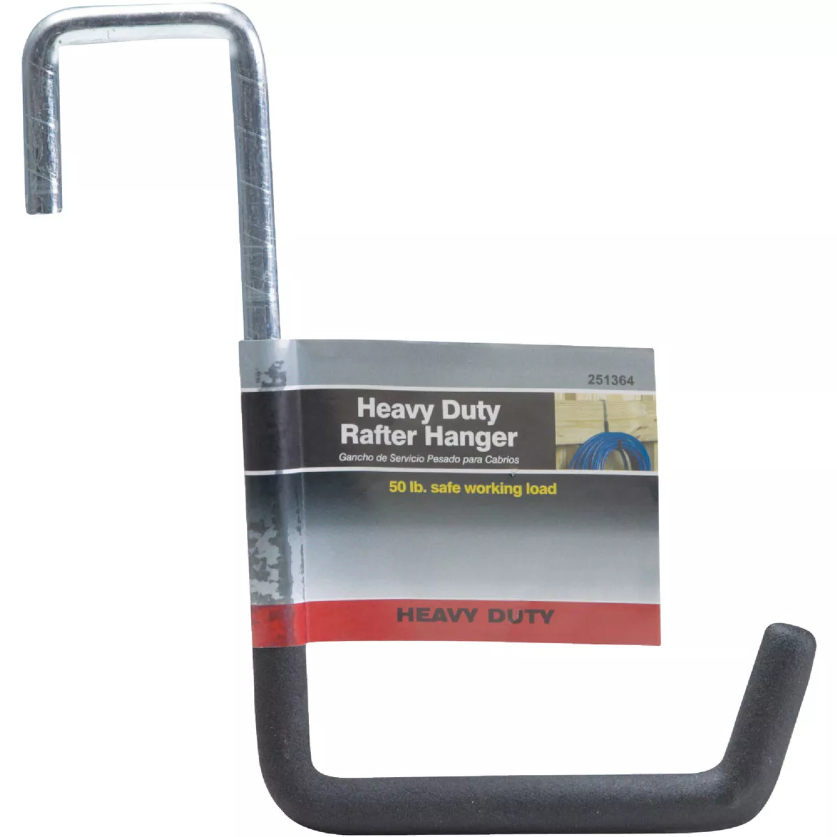 Heavy-Duty Vinyl Coated Rafter Storage Hook - photo 2