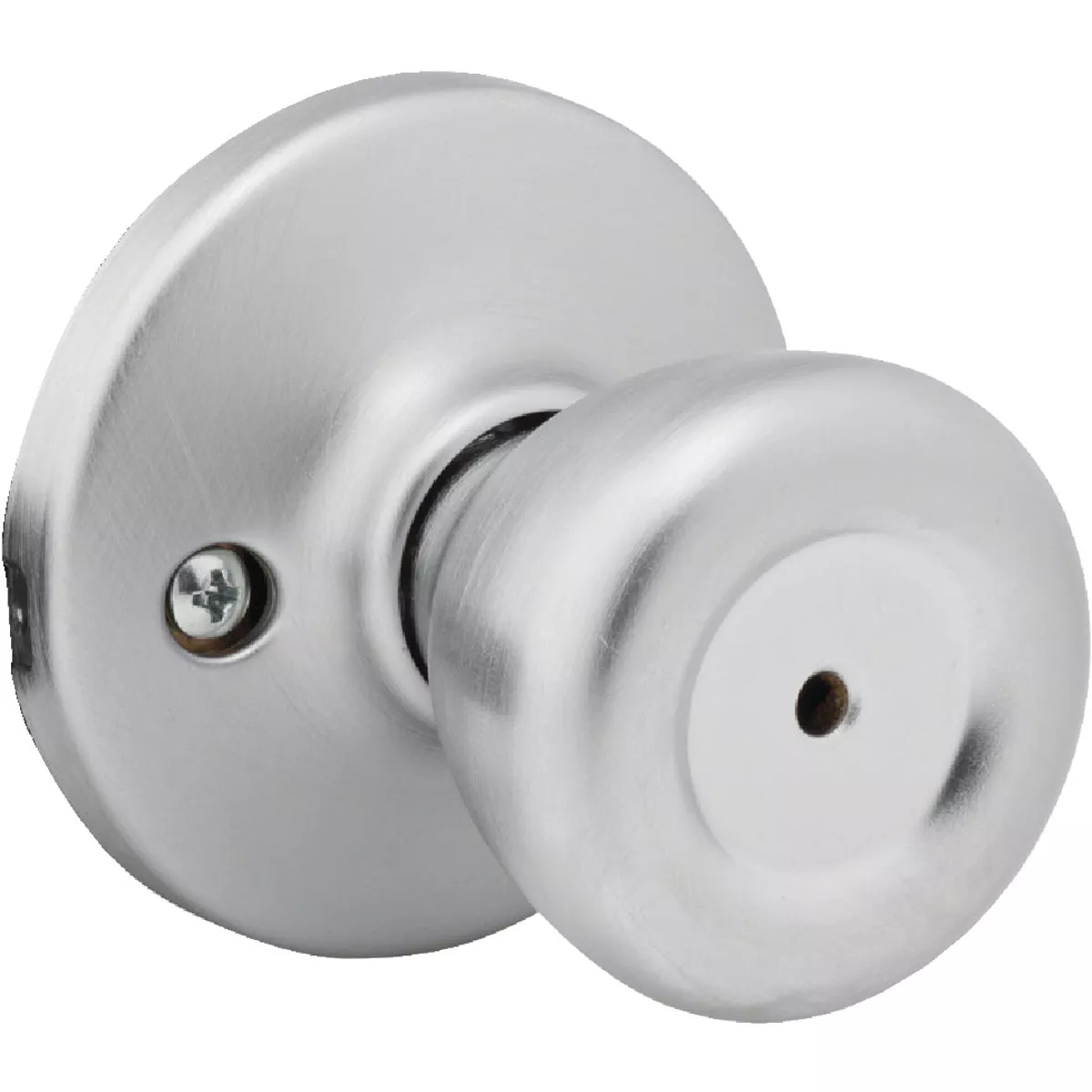 Kwikset Satin Chrome Mobile Home Privacy Lockset - photo 2