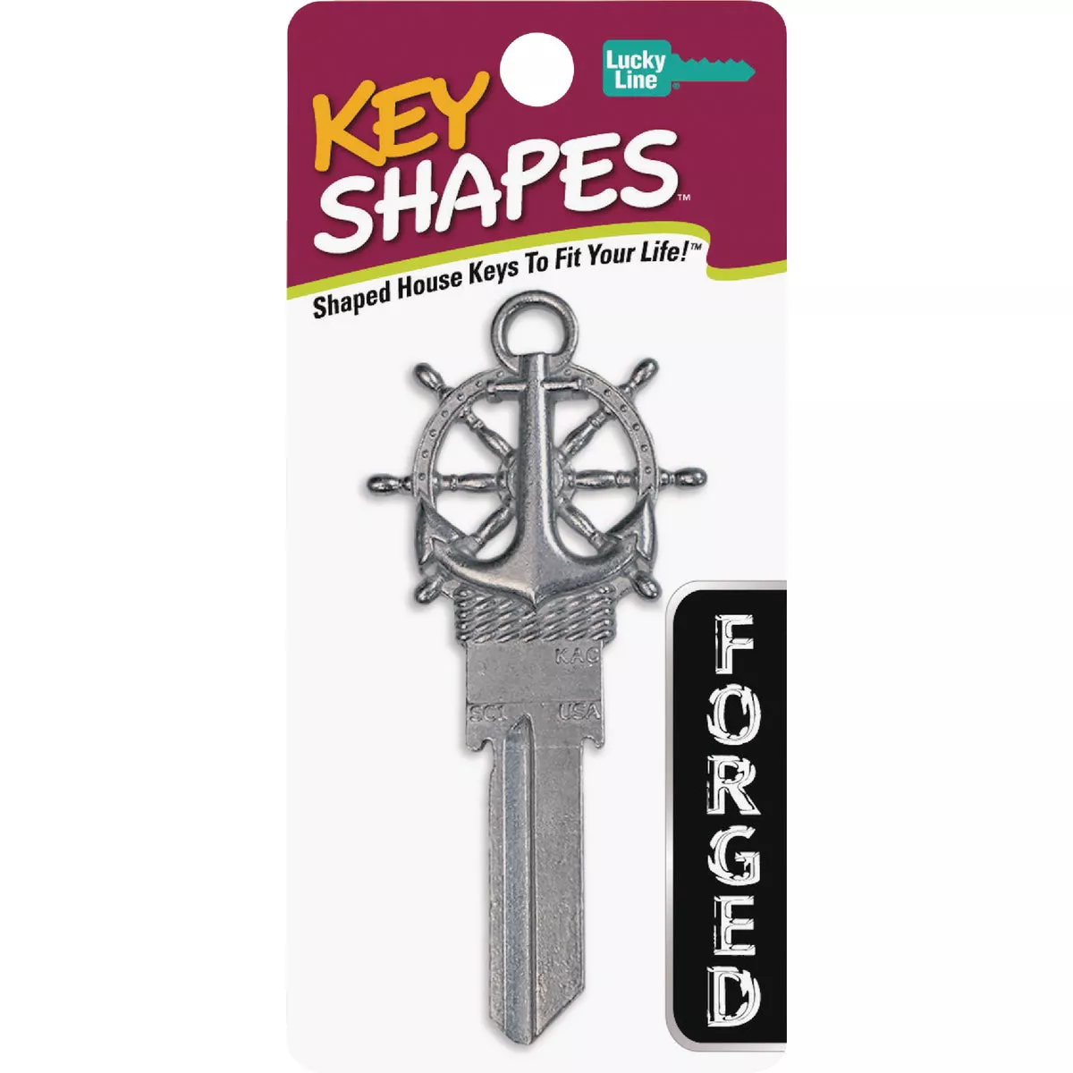 Lucky Line Forged Anchor Key Shapes Decorative House Key - KW1 - photo 3