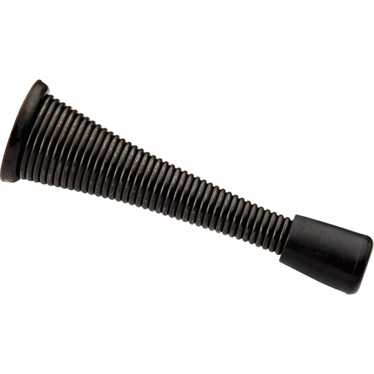National Hardware 3 In. Matte Black Spring Door Stop (5-Pack)