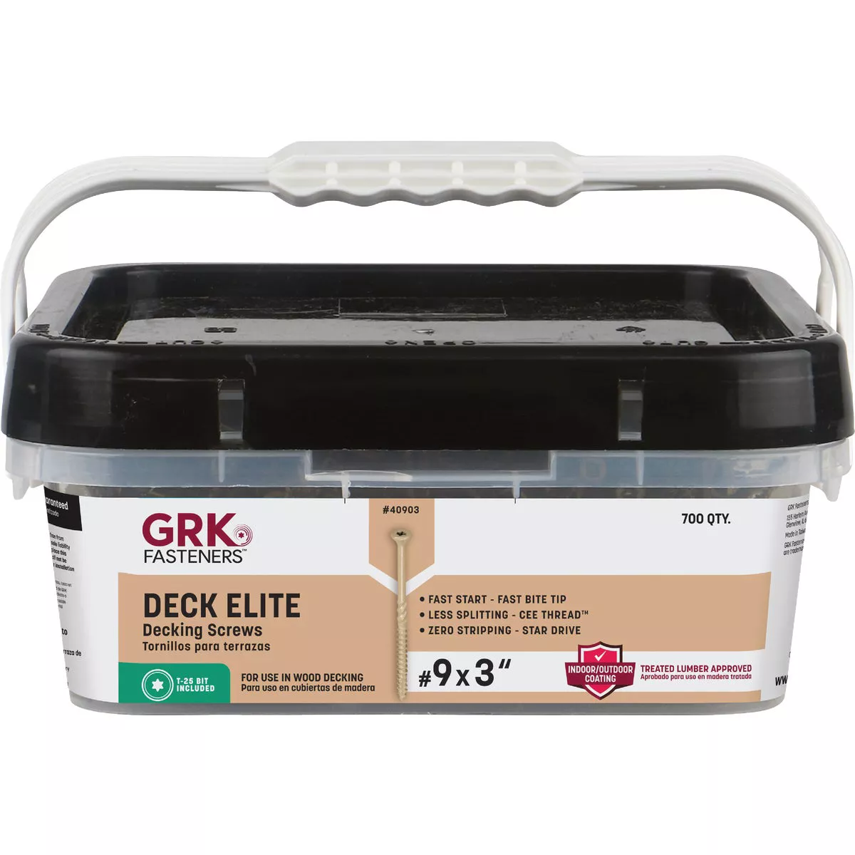 GRK Deck Elite #9 x 3 In. Star Drive Bugle-Head Deck Screw (700 Ct.) - photo 6