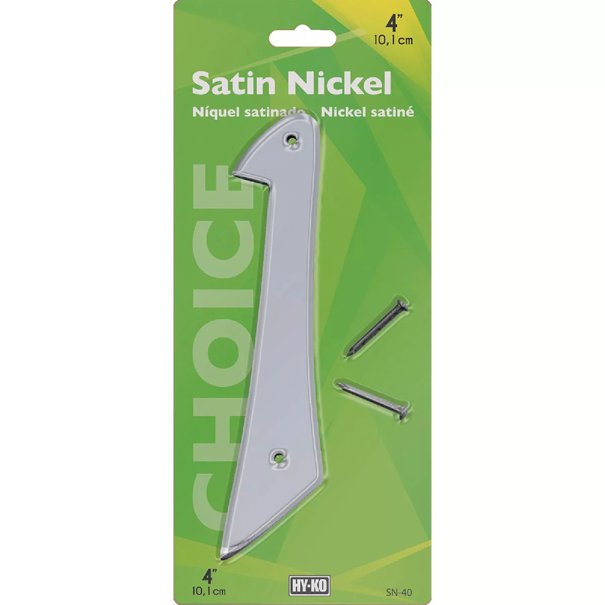Hy-Ko 4 In. Satin Nickel Number 1 - photo 2