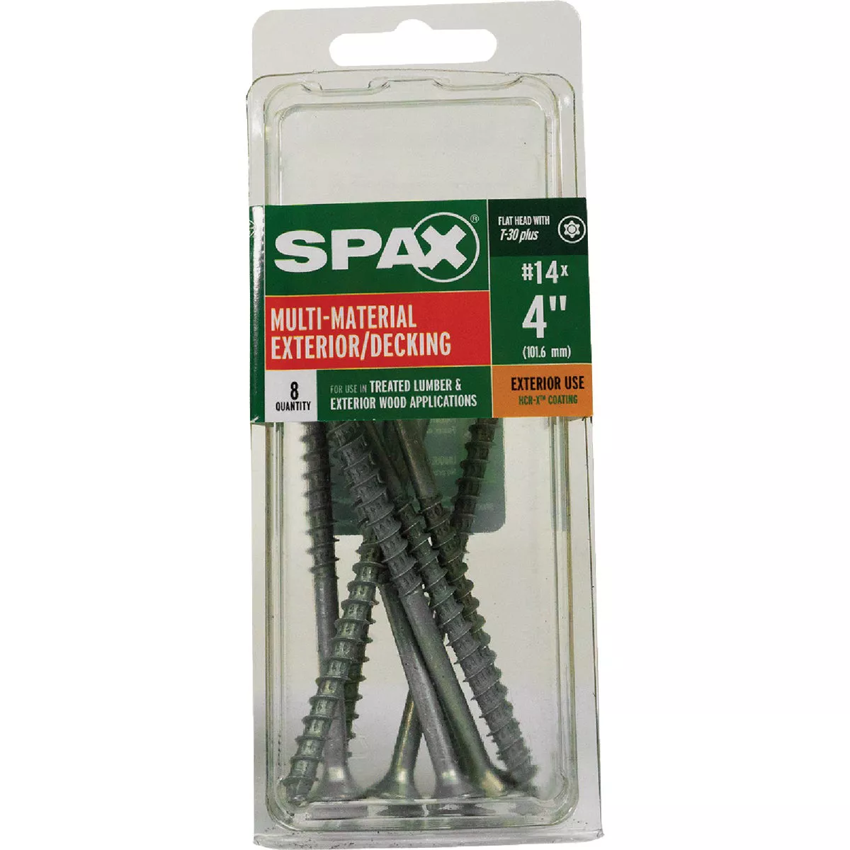SPAX 14 x 4 In. Flat Head T-30+ HCR-X (Exterior Rated) Deck Screw (8-Count) - photo 4