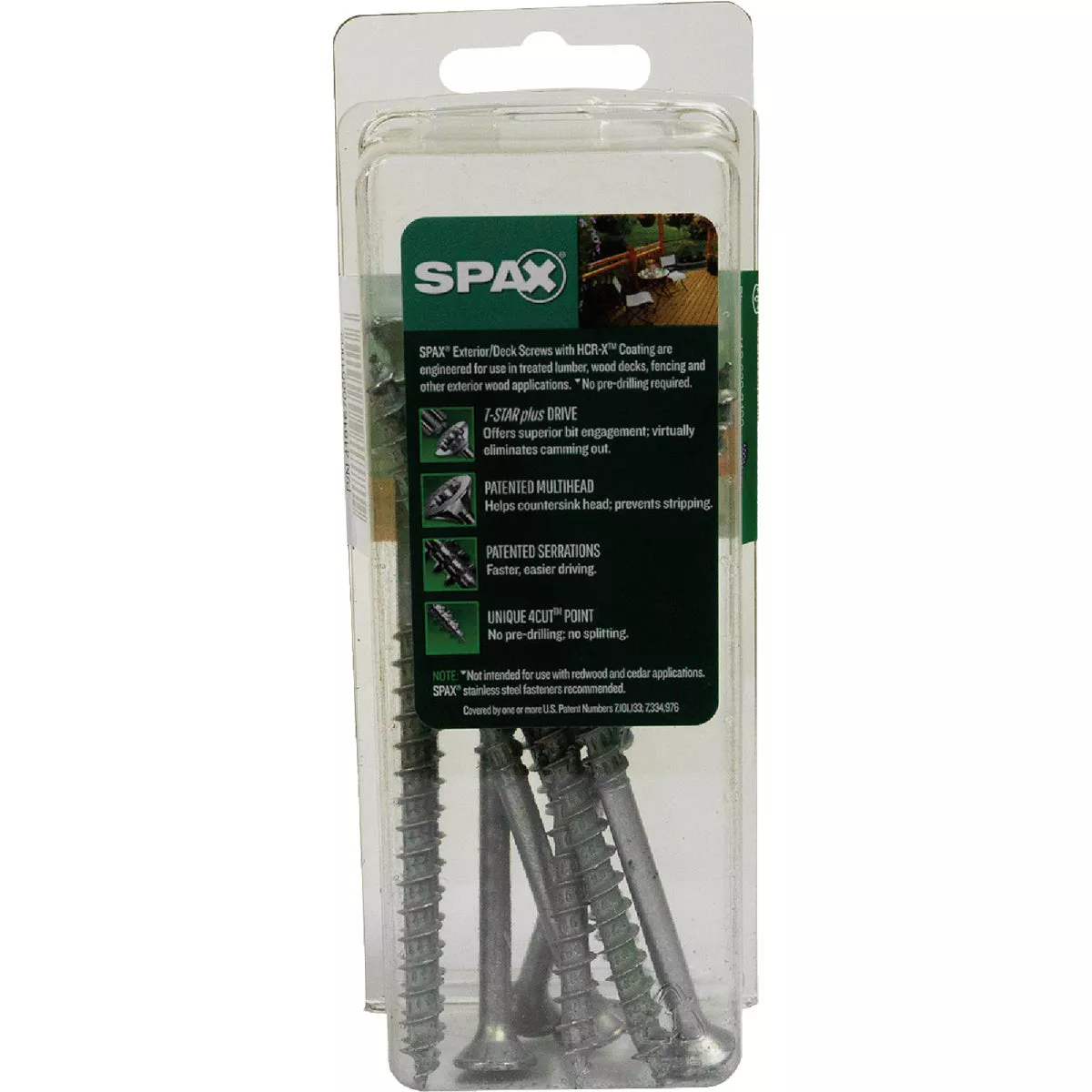 SPAX 14 x 4 In. Flat Head T-30+ HCR-X (Exterior Rated) Deck Screw (8-Count) - photo 5