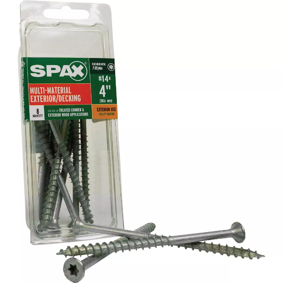 SPAX 14 x 4 In. Flat Head T-30+ HCR-X (Exterior Rated) Deck Screw (8-Count) - photo 6