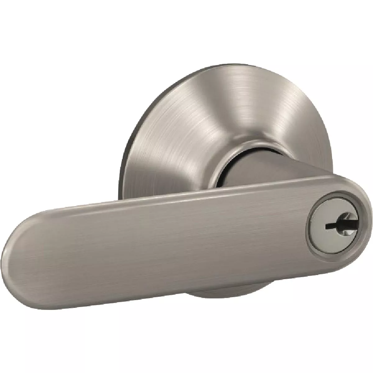 Schlage Davlin Lever Satin Nickel Keyed Entry Lock - photo 3