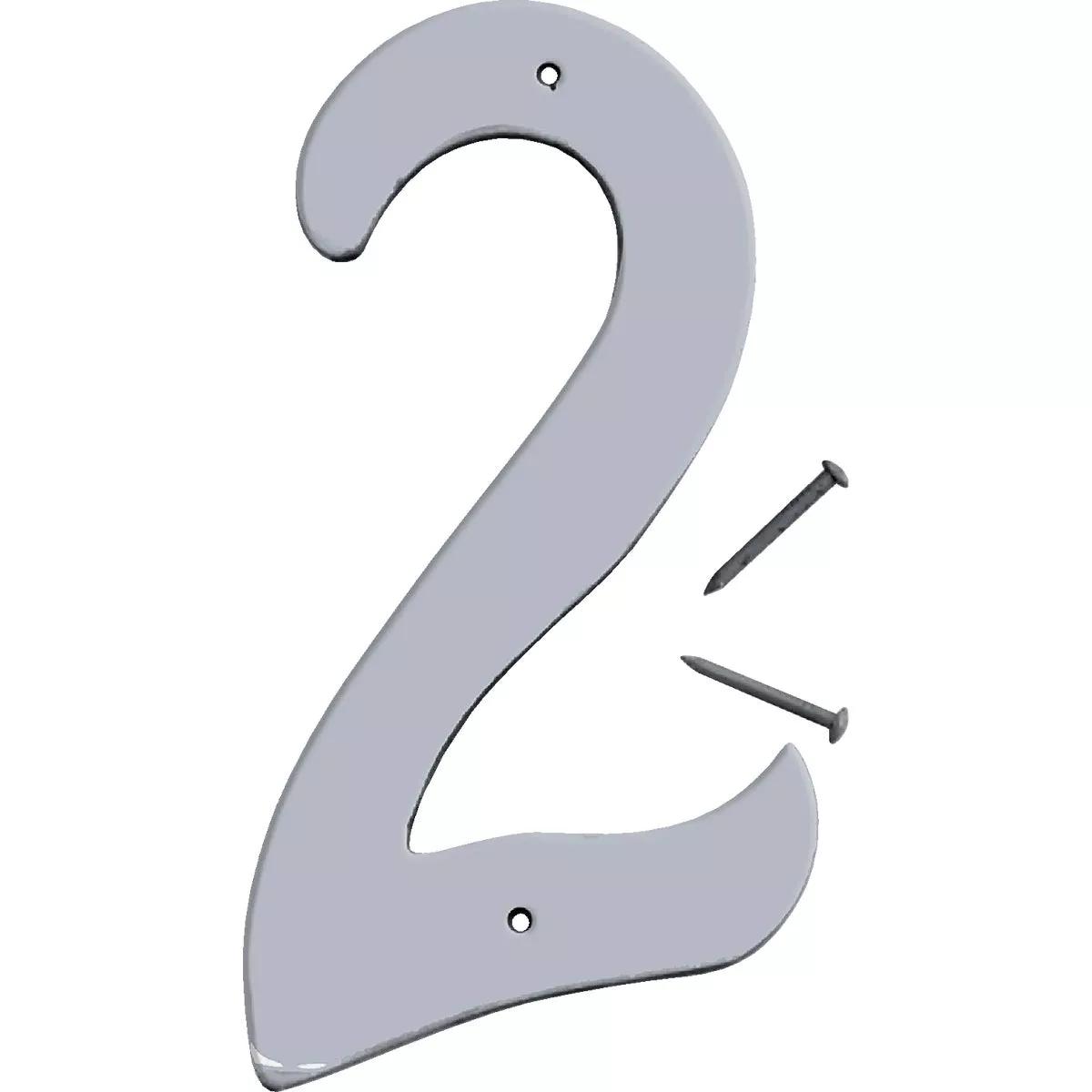 Hy-Ko 4 In. Satin Nickel Number 2