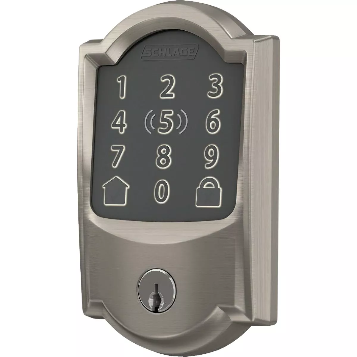 Schlage Encode Plus Camelot Satin Nickel Smart WiFi Deadbolt - photo 5