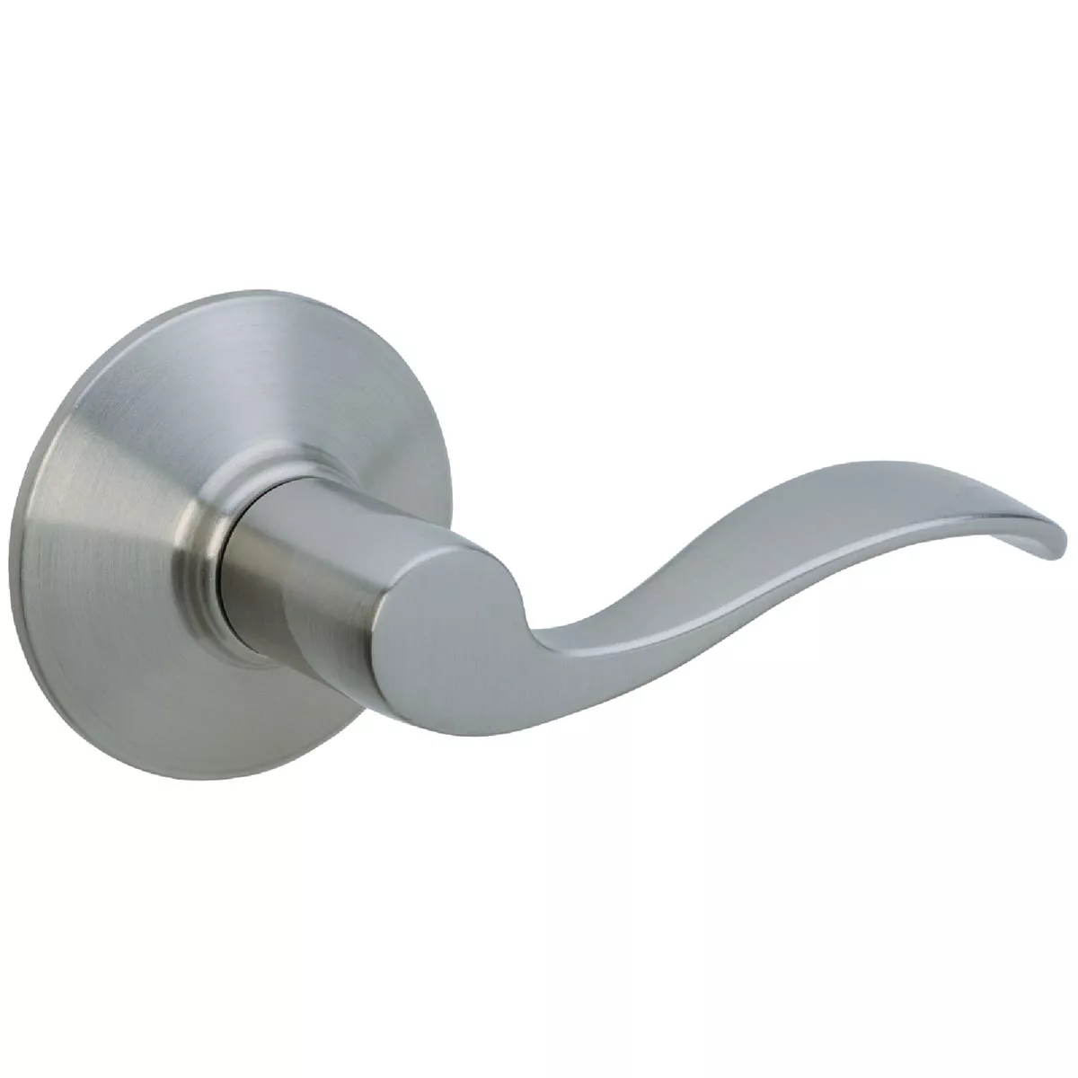 Schlage Accent Right-Handed Satin Nickel Dummy Door Lever