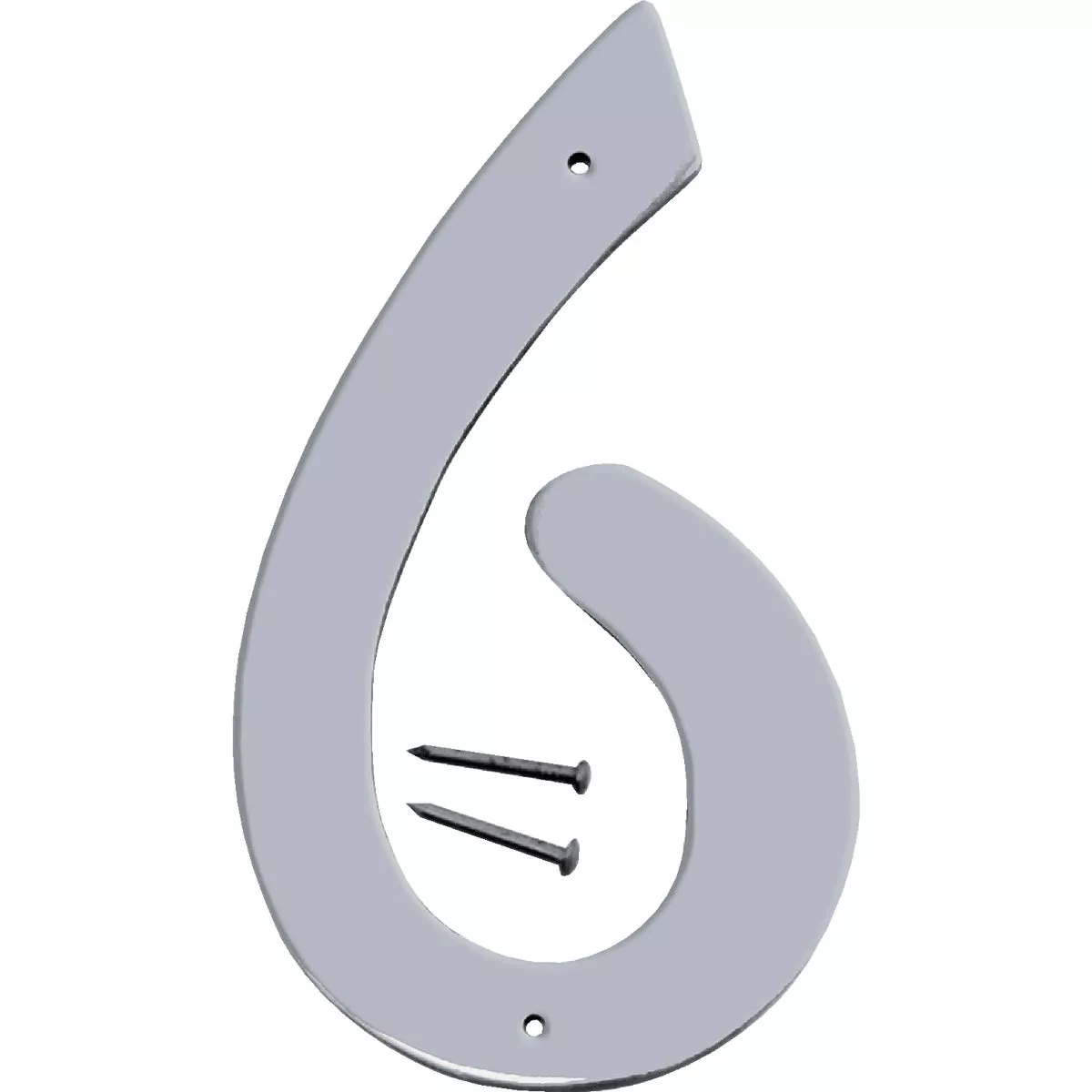 Hy-Ko 4 In. Satin Nickel Number 6