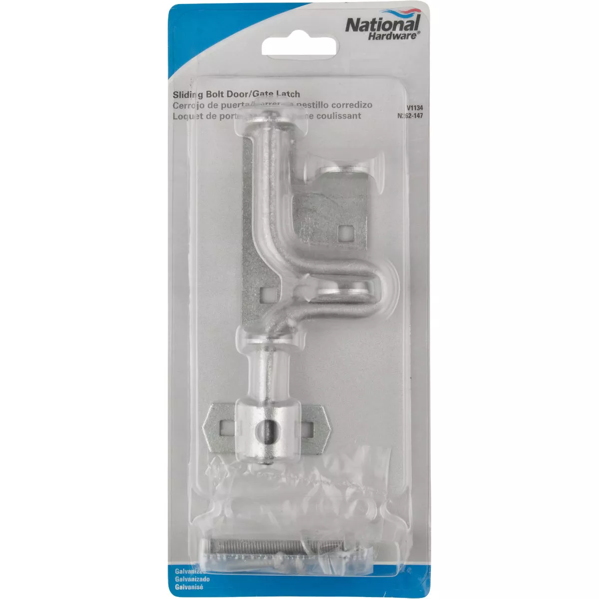 National Hardware Galvanized Sliding Bolt Door Gate Latch - photo 3