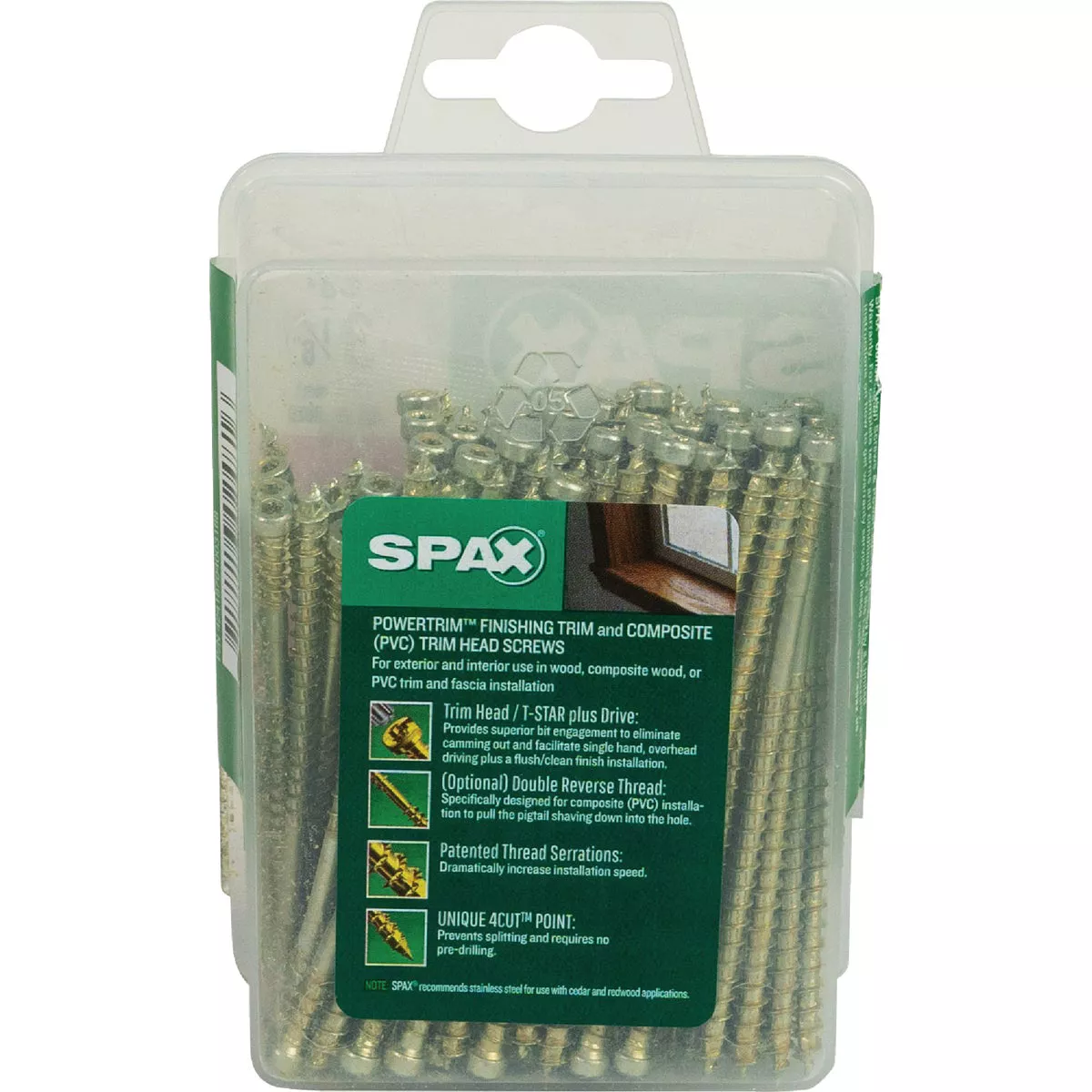 SPAX #8 x 3-1/8 In. Cylindrical Head Partial Thread HCR (Exterior) Yellow Trim Screw (100-Ct.) - photo 7