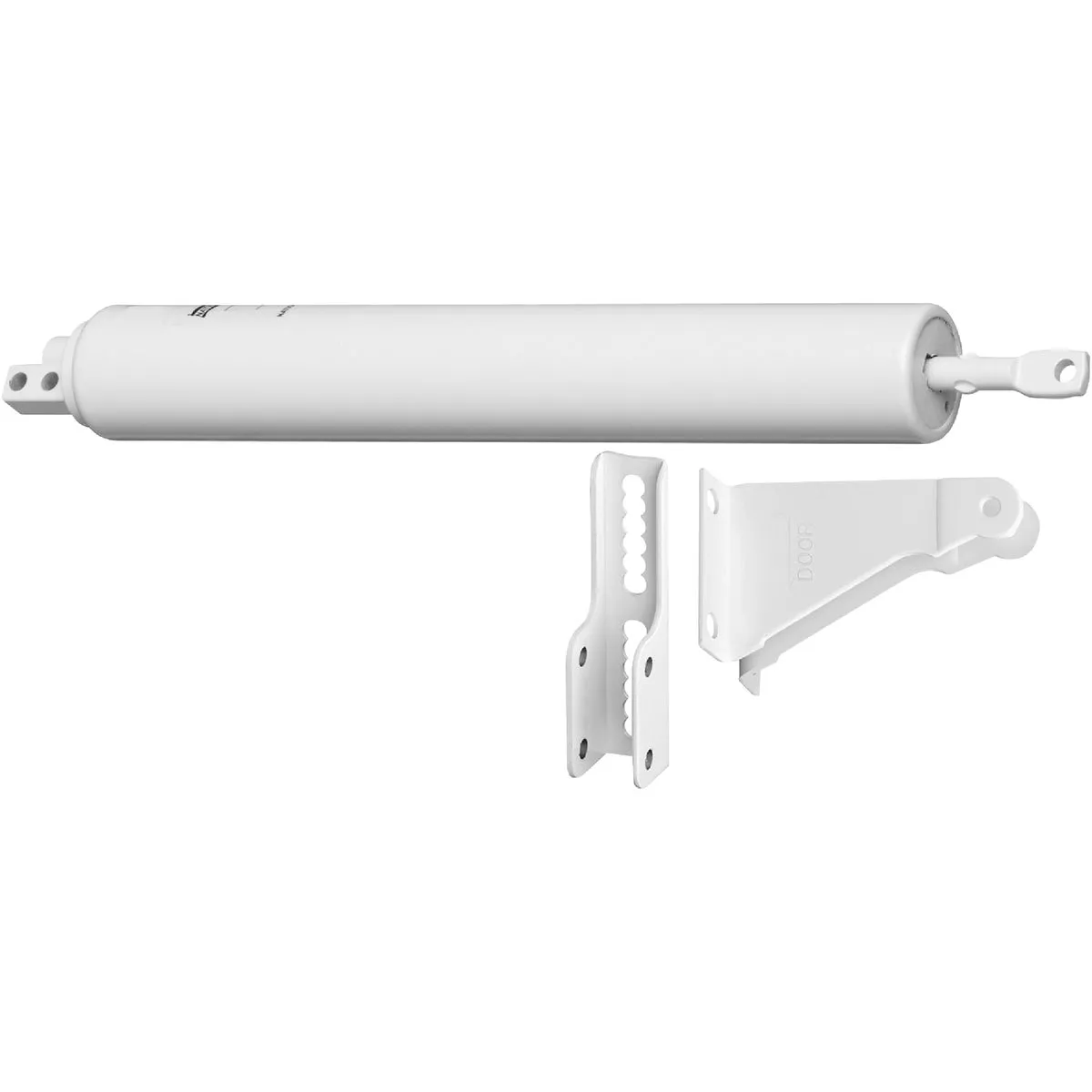 National Hardware White Medium Duty Pneumatic Screen Door Closer
