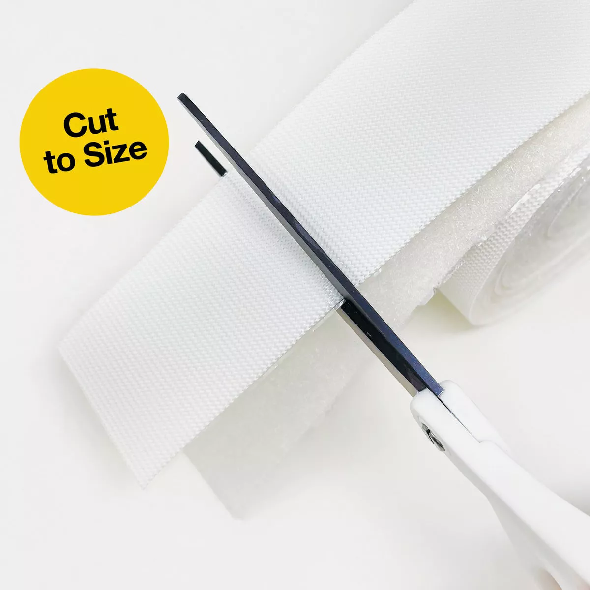 Wrap-It Storage Stick 'Em 2 In. x 4 Ft. Industrial Strength White Hook & Loop Roll - photo 3