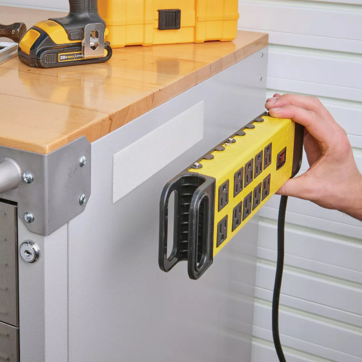 Wrap-It Storage Stick 'Em 2 In. x 4 Ft. Industrial Strength White Hook & Loop Roll - photo 4