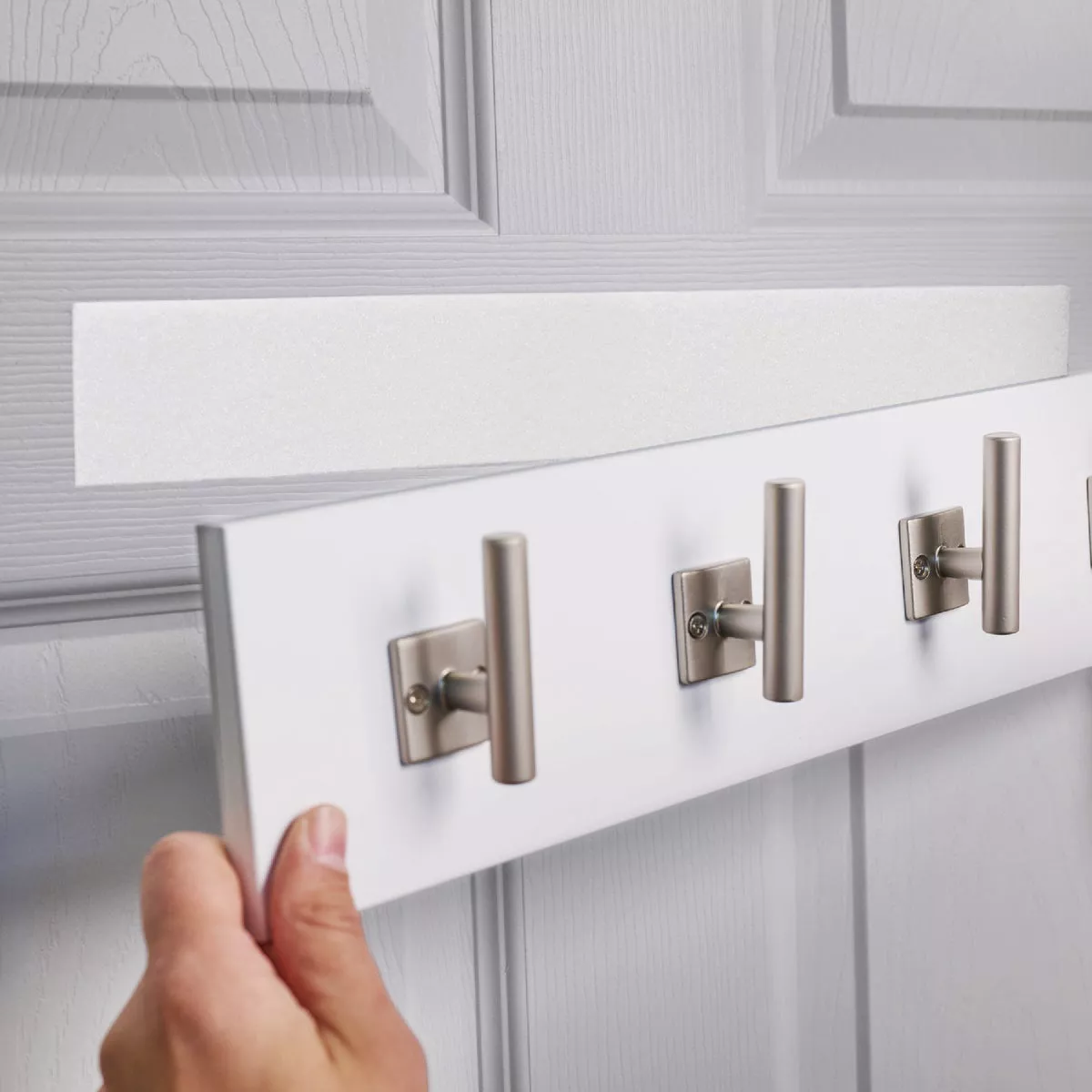 Wrap-It Storage Stick 'Em 2 In. x 4 Ft. Industrial Strength White Hook & Loop Roll - photo 6