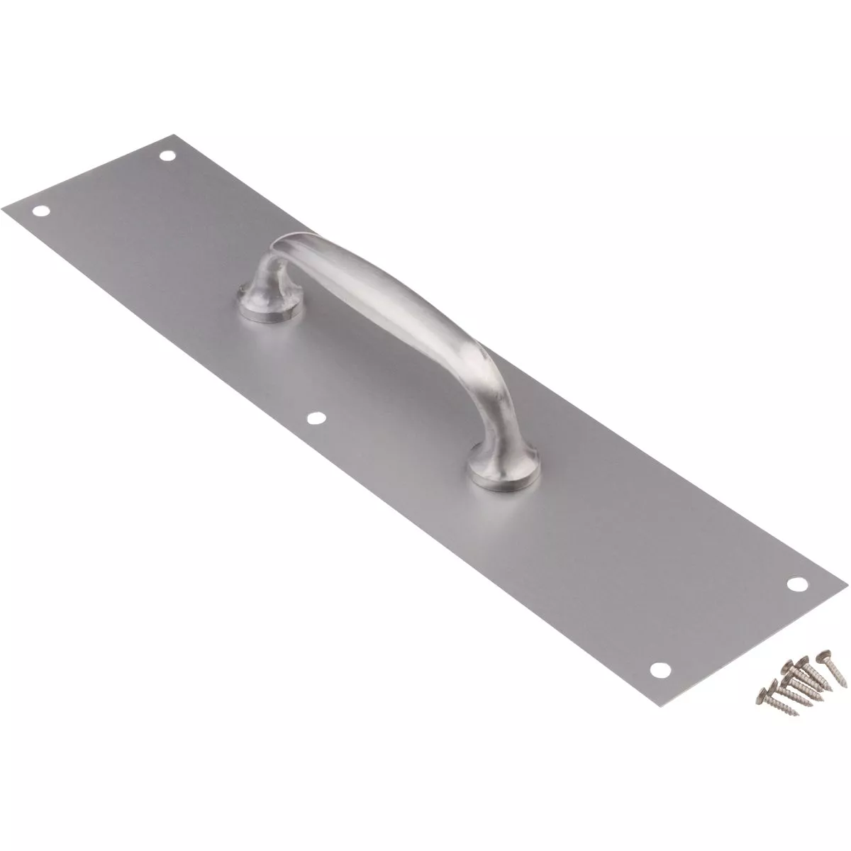 National Hardware Satin Aluminum Pull Plate