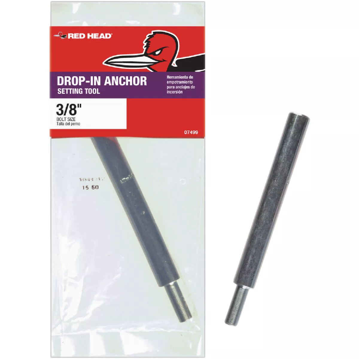 Red Head 3/8 In. Hollow-Core Drop-In Anchor Setting